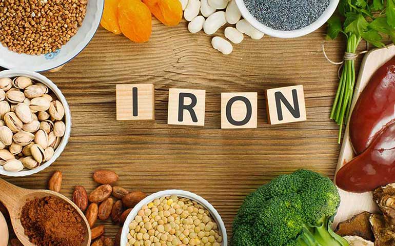 درمان کمبود آهن با تغذیه